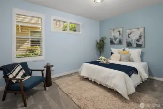 2nd bedroom on entry level