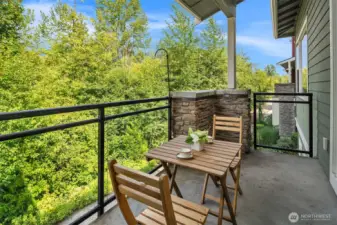 Main floor balcony