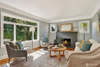 Living room to front window.