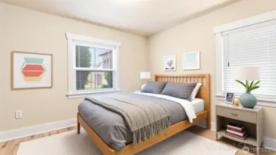 Bedroom 1 [ Virtually Staged for Design Inspiration ]