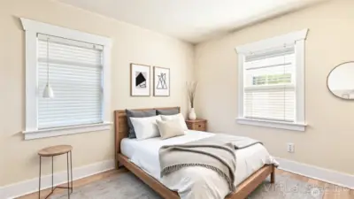 Bedroom 2. [ Virtually Staged for Design Inspiration ]