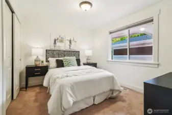 Third main floor bedroom.