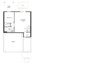 Lower/Basement level layout
