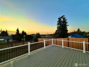 View outside deck