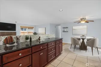 Kitchen/dining Virtually Staged