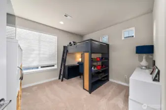 This room is the office - works well a teenier bedroom space too