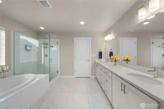 Primary bathroom suite