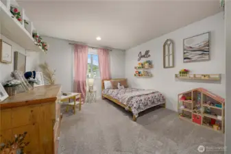 bedroom suite with a walk in closet, all 4 of the bedroom suites include a large closet