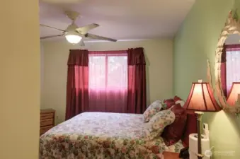 Bedroom with closet (facing east)