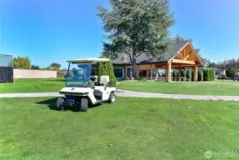 Club House in back.