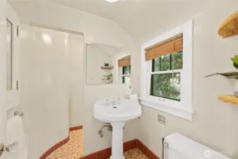 Second floor bath