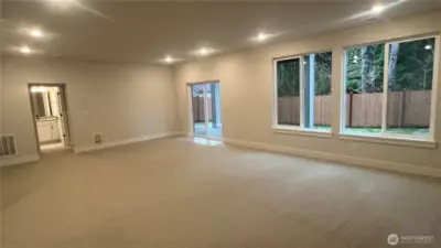 Completed HUGE basement with a full bdrm and bath.  Slider access to fenced yard & patio.