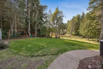 Back yard.
