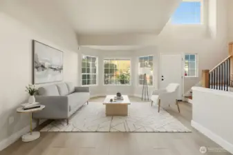 Living Room - Photo is virtually staged.