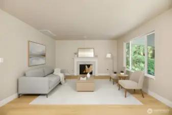Family Room - Photo is virtually staged.