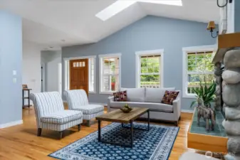 Amazing light in living room