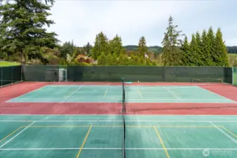 Courts Pickle ball and Tennis