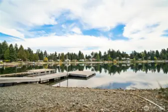 2 year old dock with boat slip