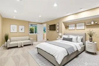 Large bedroom downstairs