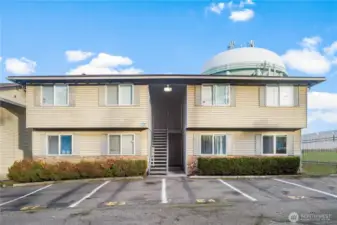 Each units gets 2 parking spots totaling 8 for the property