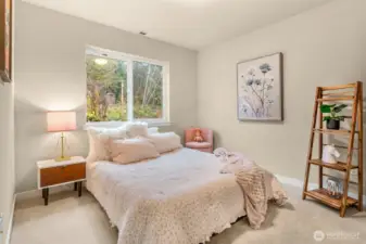 Bedroom #2 of the 4 bedrooms located on upper level of this home.