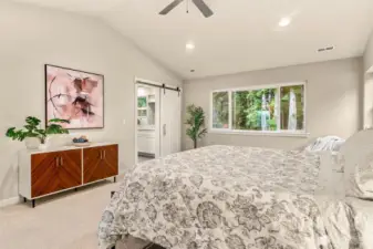 Another view of the massive primary bedroom