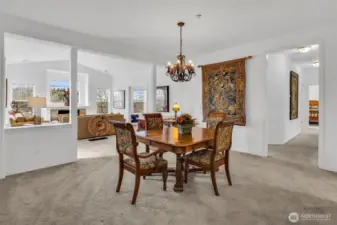 Very large dining room