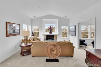 Closes off from 2nd bedroom/den with pocket doors