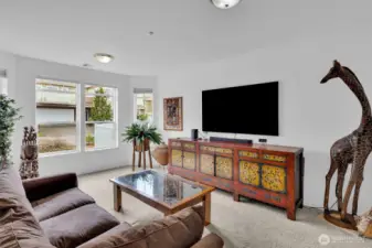 Wonderful family room with many possibilities!