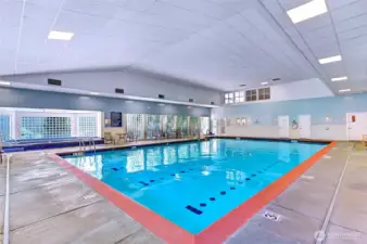 Pool located in clubhouse