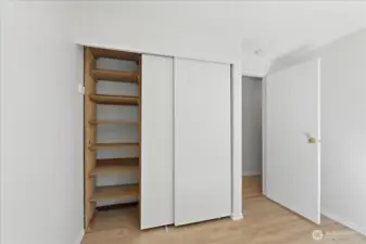 Opposite view of second bedroom.