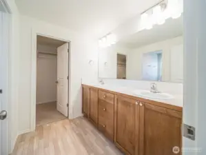Primary Bath with dual vanity