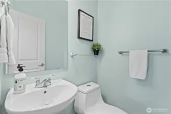 Main floor half bath