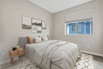 Second bedroom with it's own ensuite.