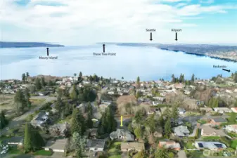 drone looking north w/key locations noted.