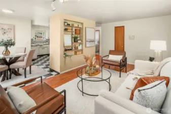 This home just makes sense—easy flow from room to room means no awkward corners or confusing layouts. Whether you're hosting a friend or just making a snack run from the couch to the kitchen, it’s smooth sailing all the way.