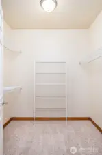Large Walk-In Closet is next to the Primary Bathroom.