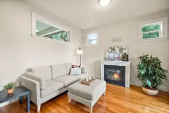 Thoughtfully designed with upper windows to let in more natural light.
