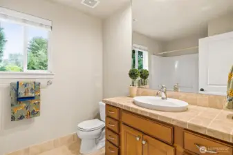 Three full bathrooms.  This is the full bath upstairs.