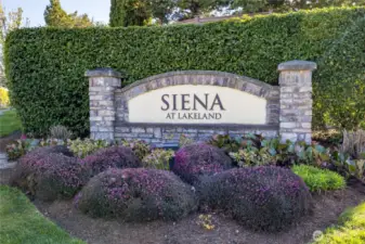 Welcome to beautiful Siena at Lakeland!
