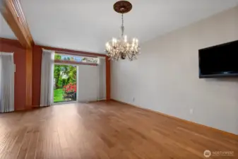 Room for good sized dining table