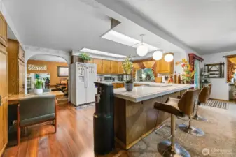 Kitchen with eating space