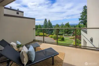 Lake & city views from primary suite
