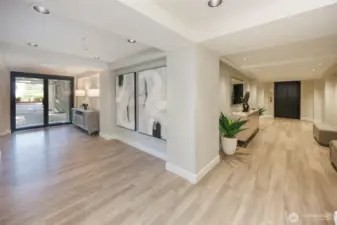 Secure lobby entrance