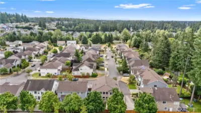 Located in a private, wooded setting, this community offers a peaceful and serene place to call home.
