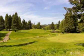 Port Ludlow has an award-winning golf course...