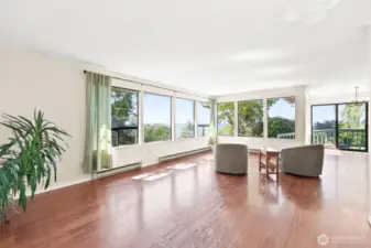 Great room with ocean views