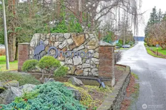 Entrance to this beautiful community.