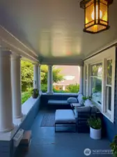 Inviting front porch