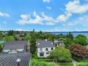View from the roof top deck